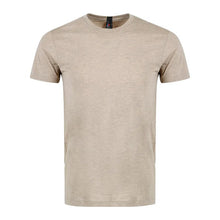 Premium Blended Unisex Tee - Blank - Oatmeal Heather - Front