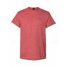 Premium Blended Unisex Tee - Blank - Red - Front