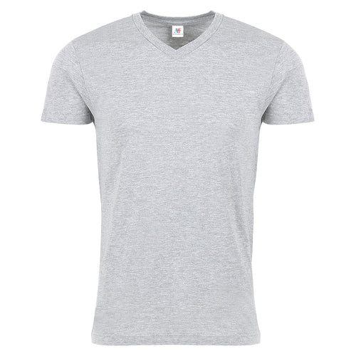 1003 Unisex V-Neck Tee - Sports Grey