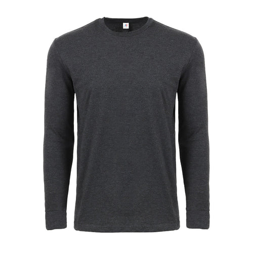 1004 Premium Long Sleeve Tee - Charcoal