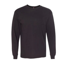 Premium Long Sleeve Tee - Blank - Black - Front