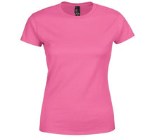Premium Women's Fitted Tee - Blank - Hot Pink - Front