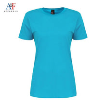 Premium Women's Fitted Tee - Blank - Turquoise - Front