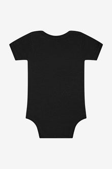 100b Infant Jersey Short Sleeve One Piece - Black