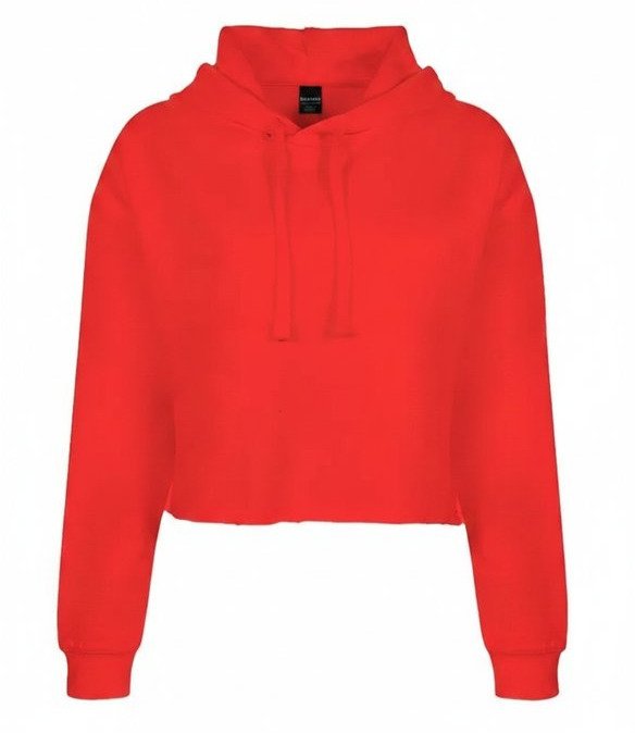 Premium Women's Crop Hoodie - Blank