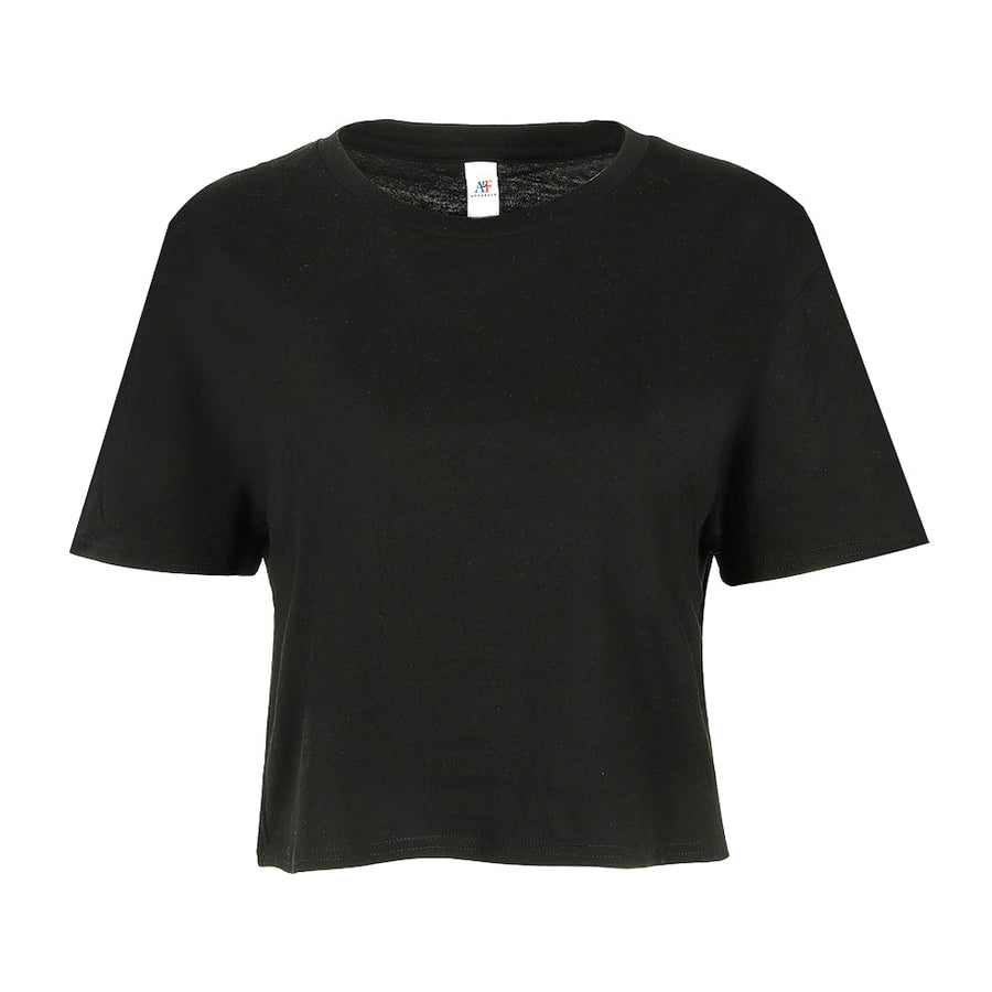1133 Crop Top - Crop Tee - Black