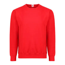 Premium Superior Crew Sweat Shirt - Blank - Red - Front