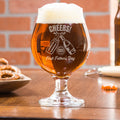 First Father's Day Etched Tulip Glass - Design: FD1