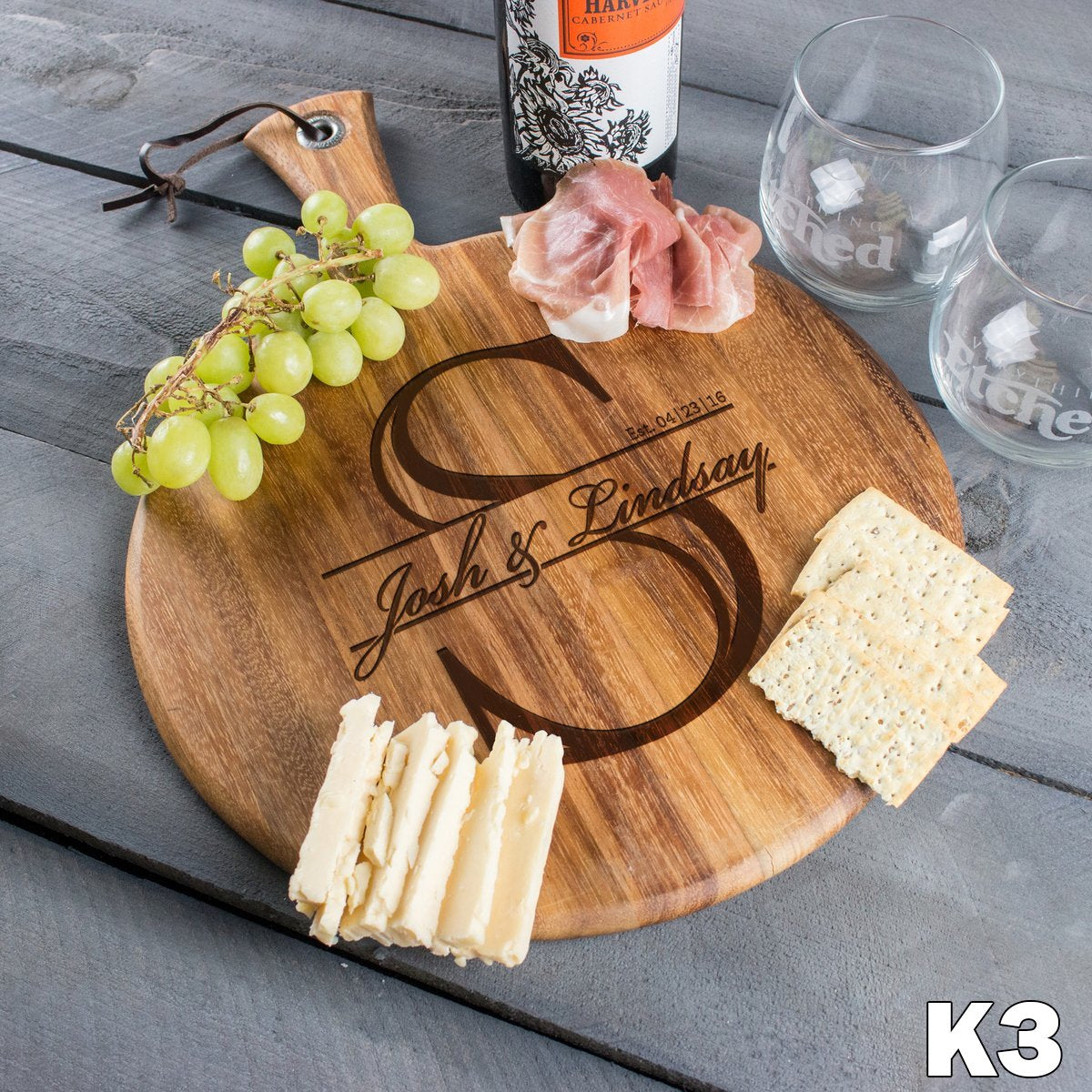 Round Cheese Board - Design: K3