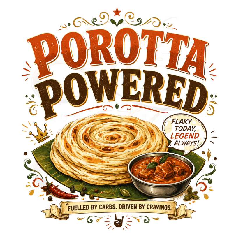 Porotta Powered design preview