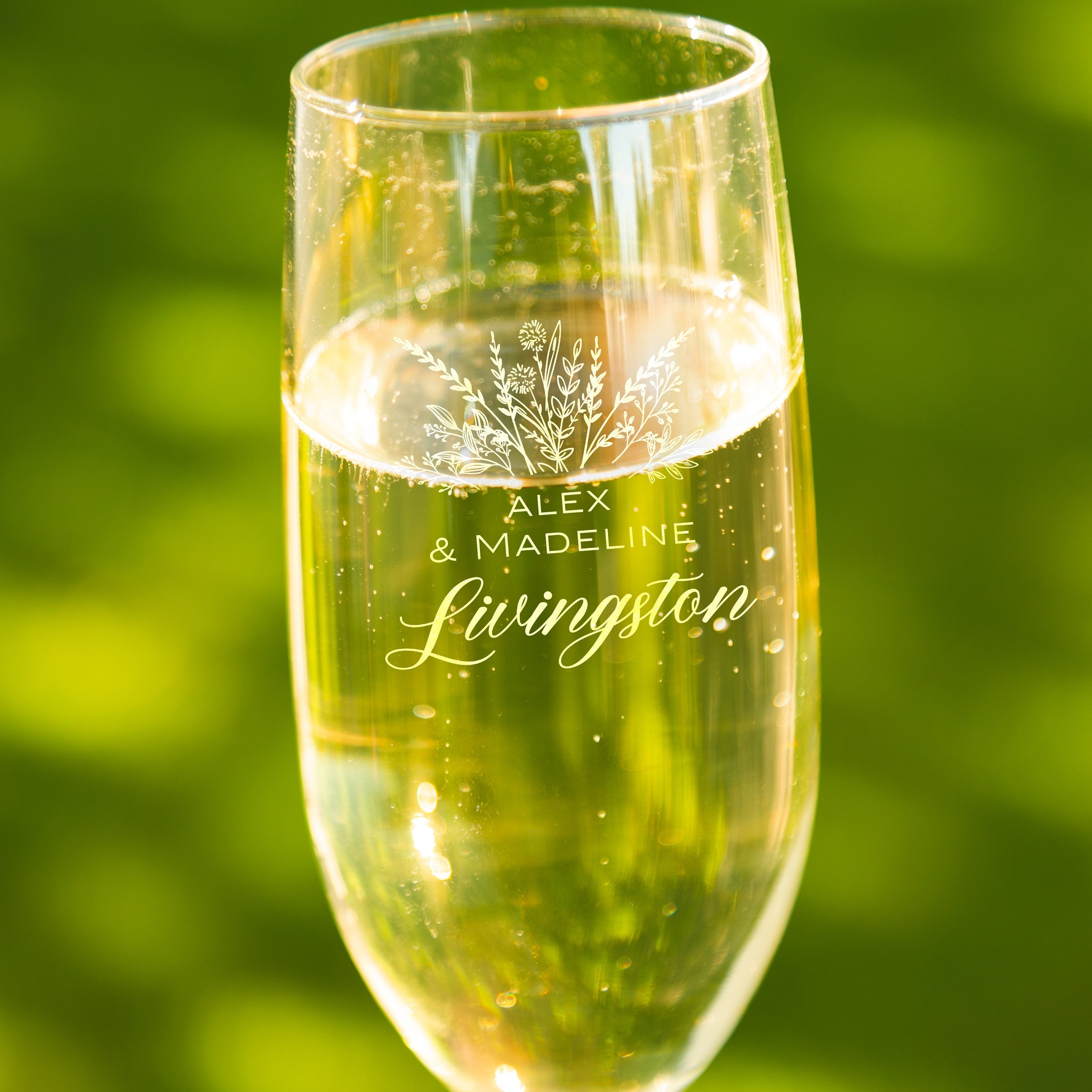 Personalized Toasting Glasses, Design: L8