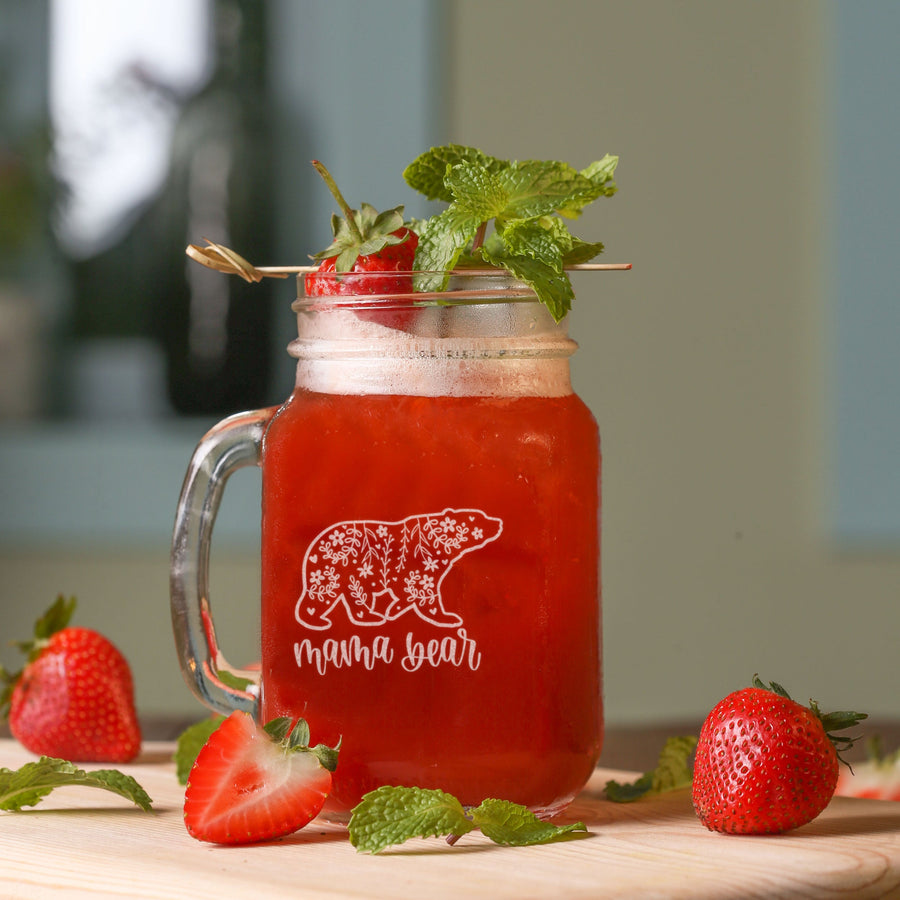 Mama Bear Mason Jar, Design: MD13