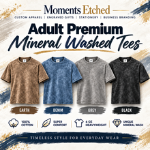 Premium Mineral Washed Tee - Blank