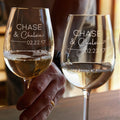 Relationship Personalized Wine Glass - Design: N6