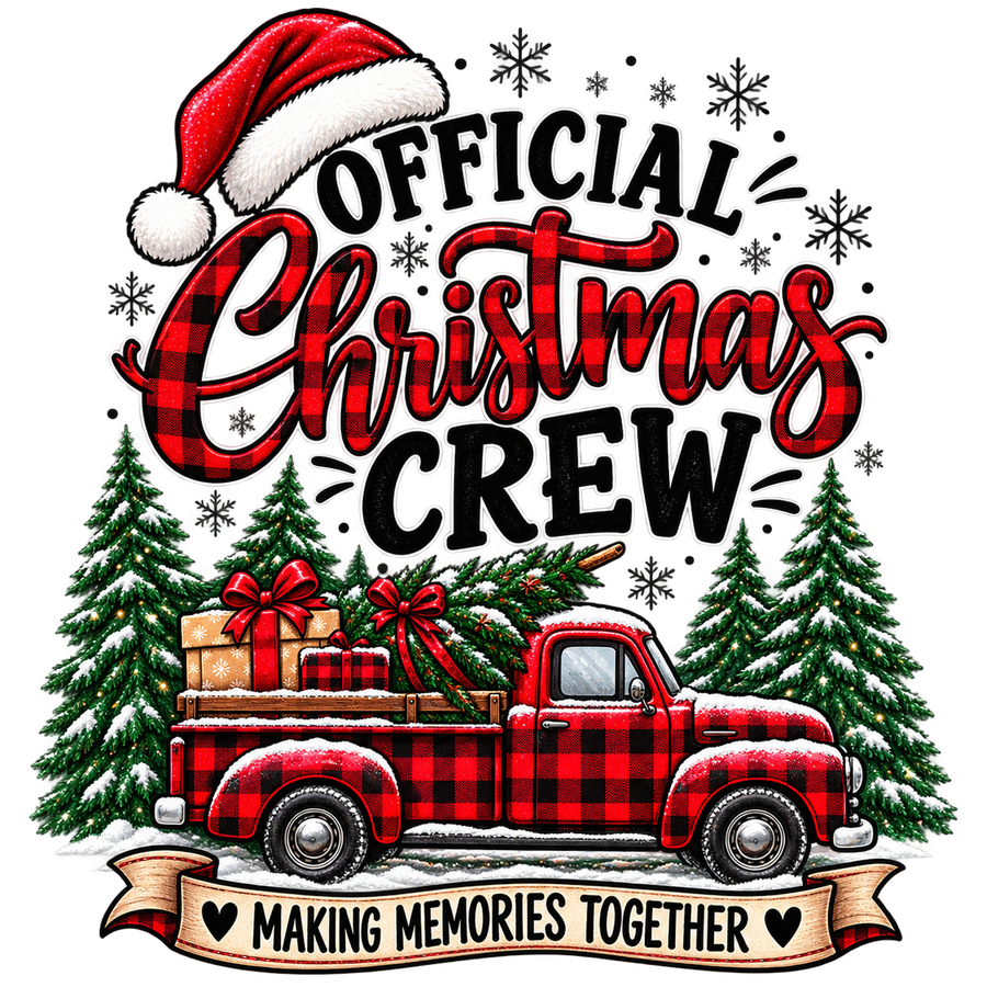 Official Christmas Crew – Apparel Design