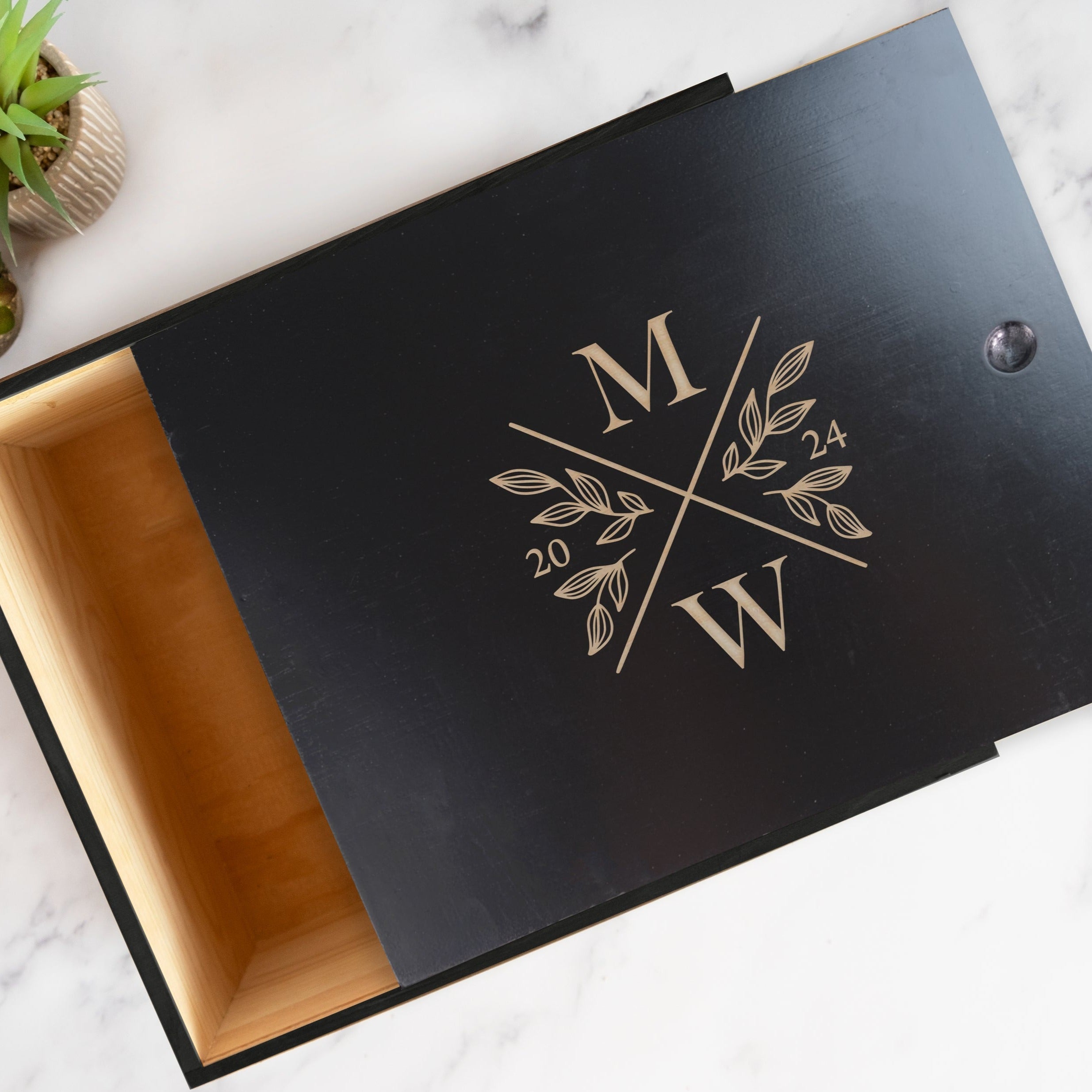 Couples X Emblem Keepsake Box - Design: N12