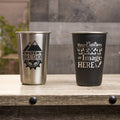 Custom Stainless Steel Pint Glass - Design: CUSTOM