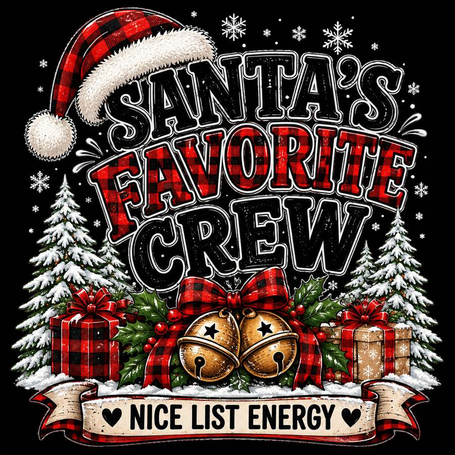 Santa's Favorite Crew – Apparel Design