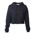 1122 Women's Crop Hoodie - Black