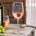 Personalized Birthday Wine Glass, Design: BDAY5