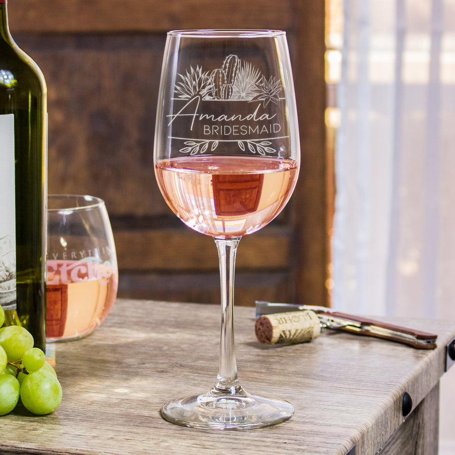 Desert Themed Wine Glasses, Design: CACTUS2