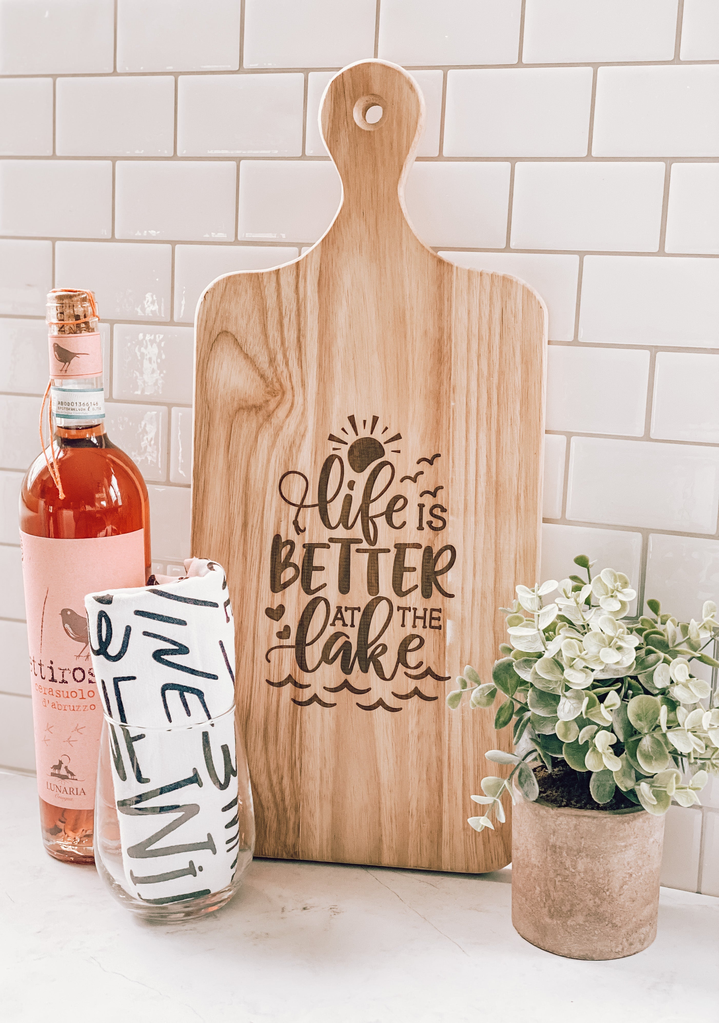 Life is Better at Lake Charcuterie Board