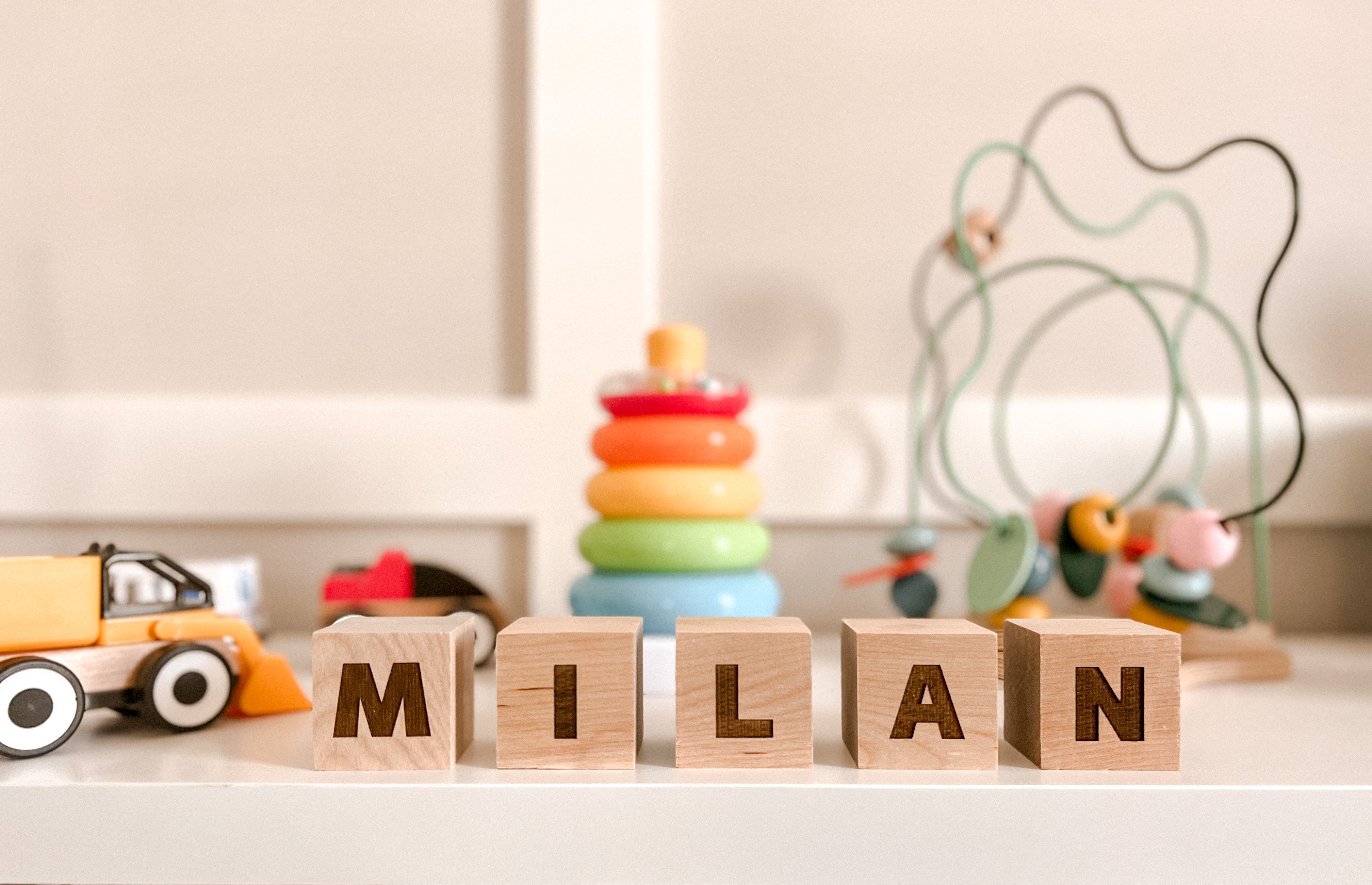 Custom Wooden Name Blocks
